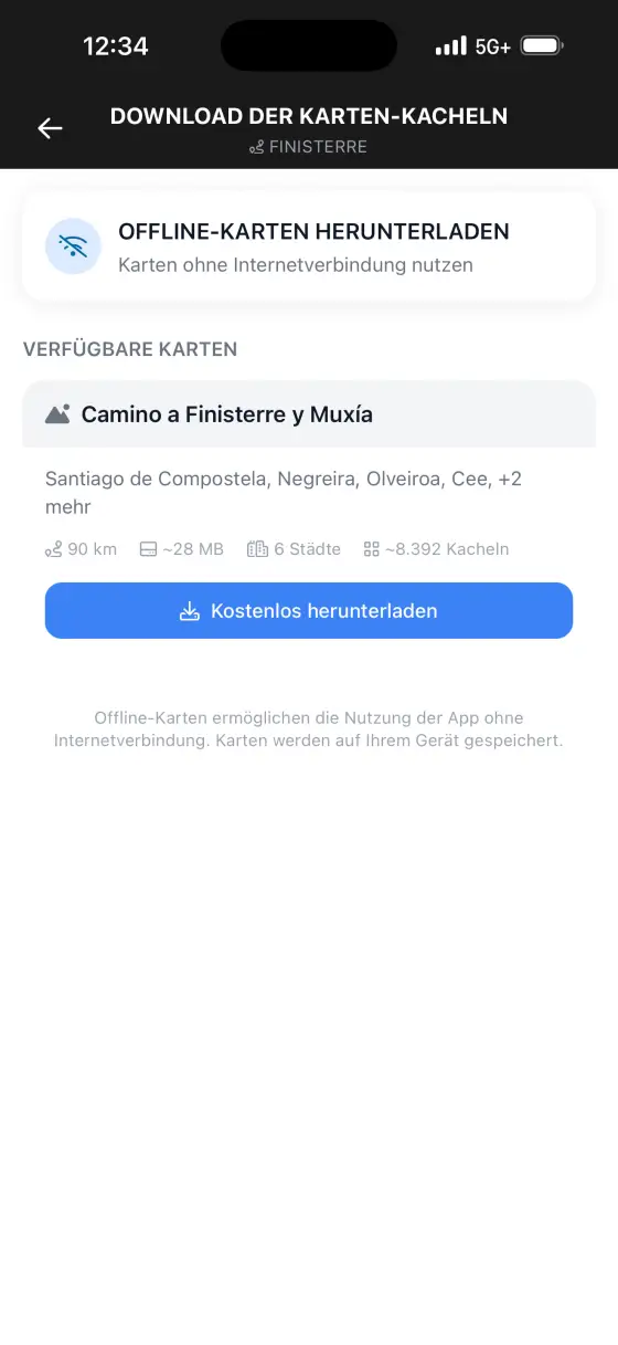 Camino Finisterre & Muxía — Itinerary planner