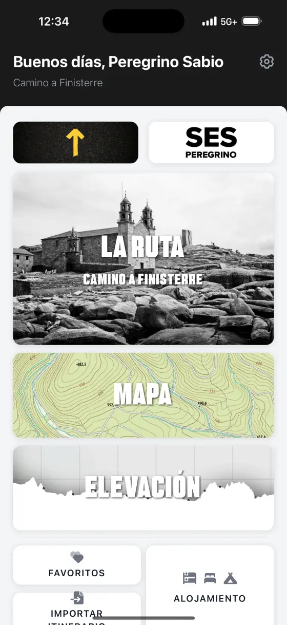 Camino Finisterre & Muxía — Dashboard