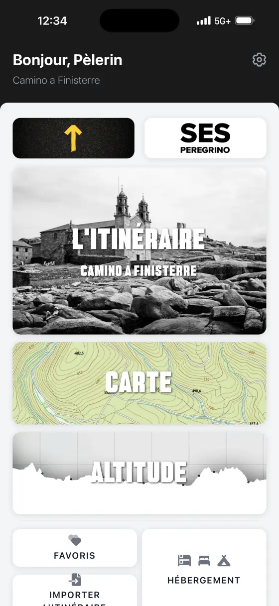 Camino Finisterre & Muxía — Dashboard