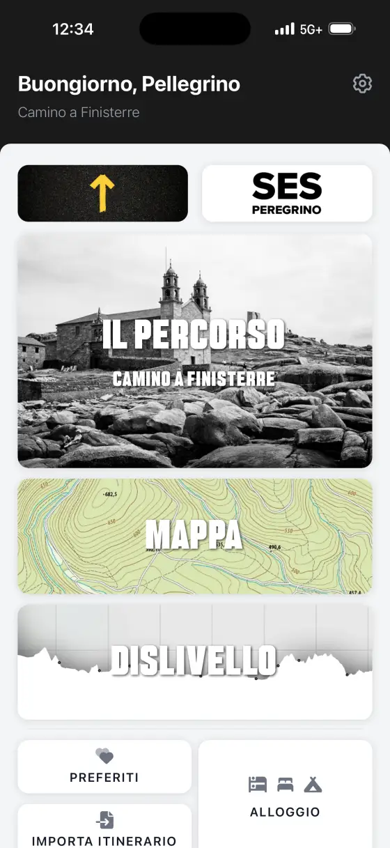 Camino Finisterre & Muxía — Dashboard