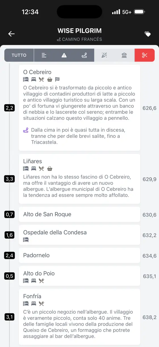Camino Francés — The route