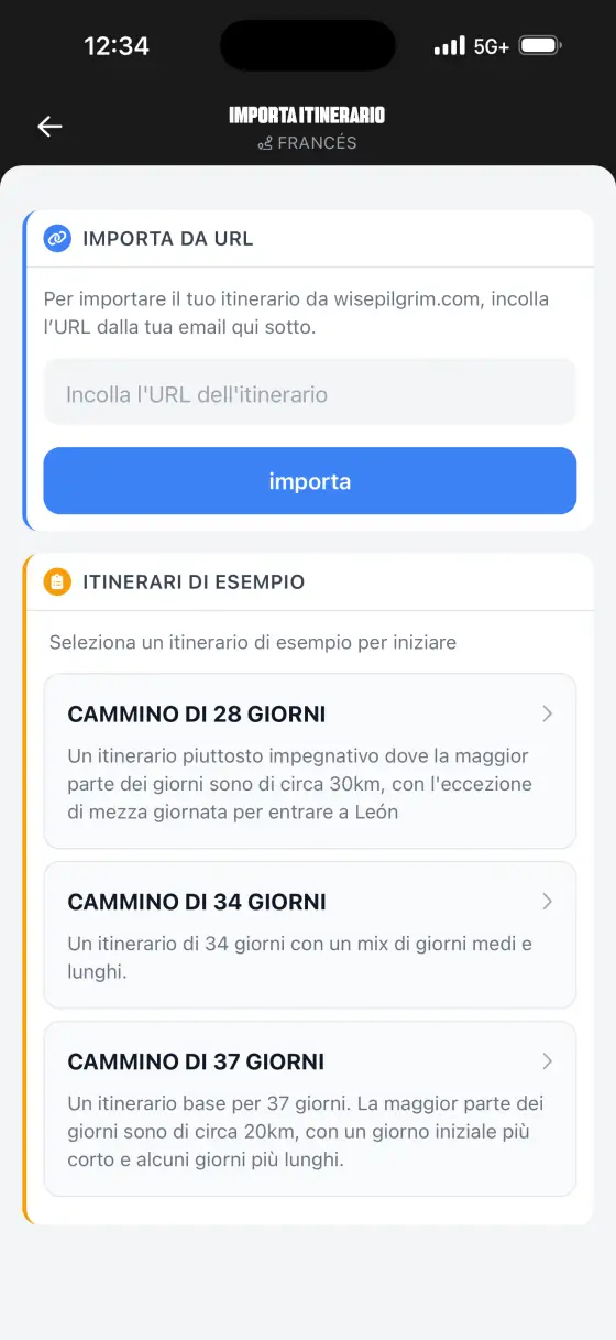 Camino Francés — Itinerary planner