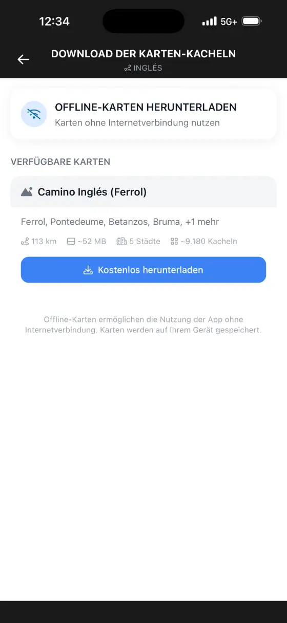 Camino Inglés — Itinerary planner