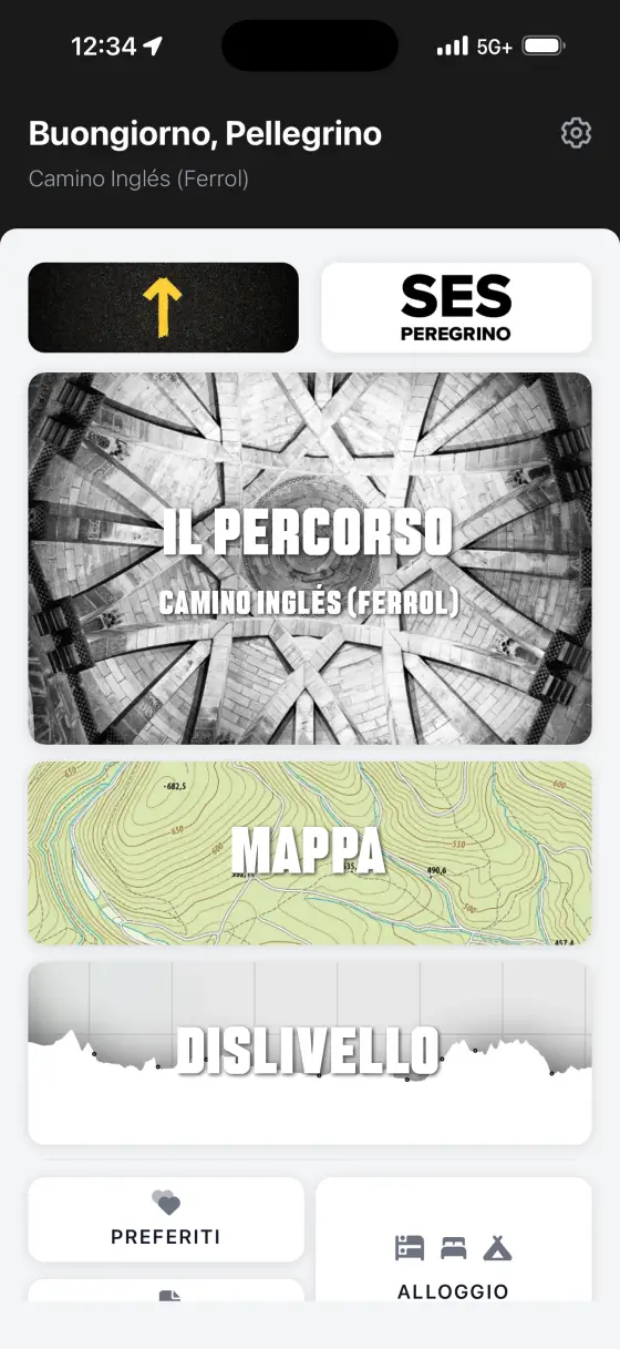 Camino Inglés — Dashboard