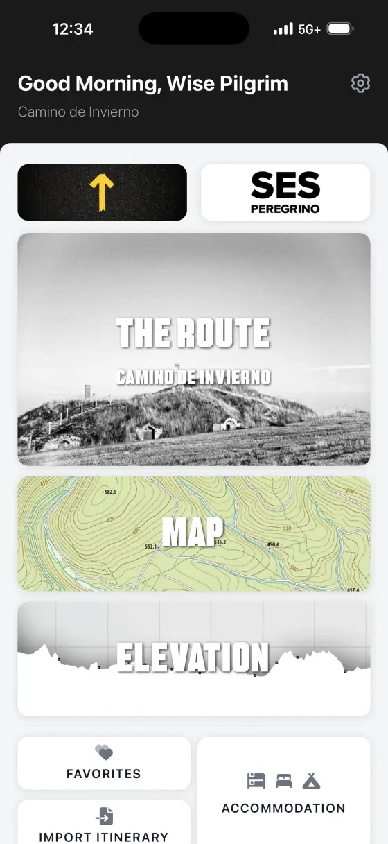 Camino de Invierno — Dashboard