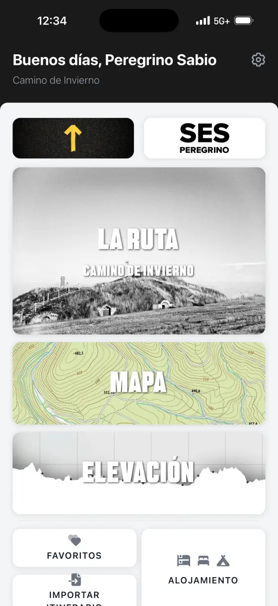 Camino de Invierno — Dashboard