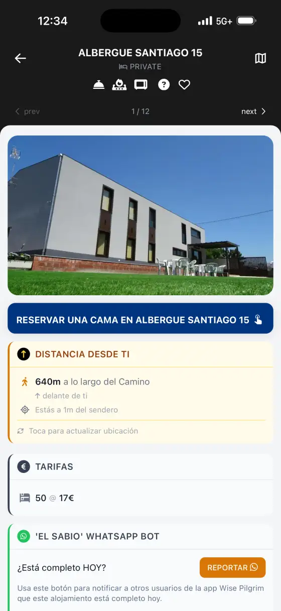 Camino de Invierno — Accommodation