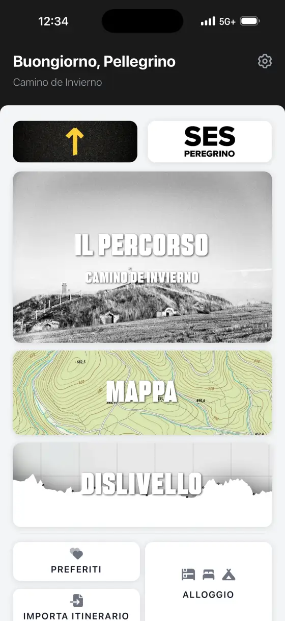Camino de Invierno — Dashboard