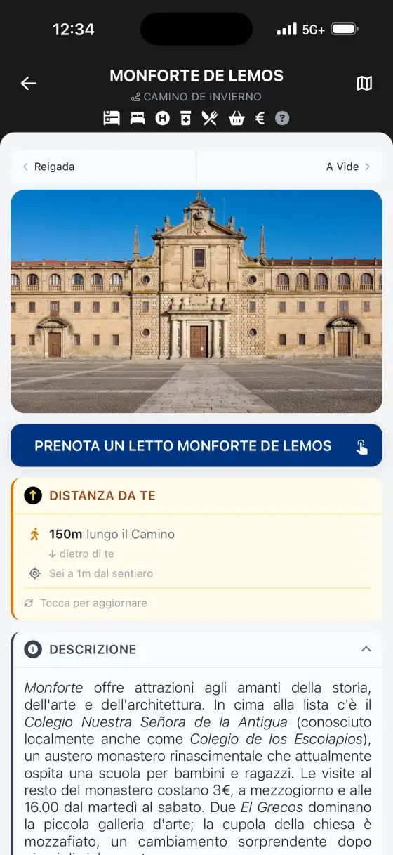 Camino de Invierno — Town detail