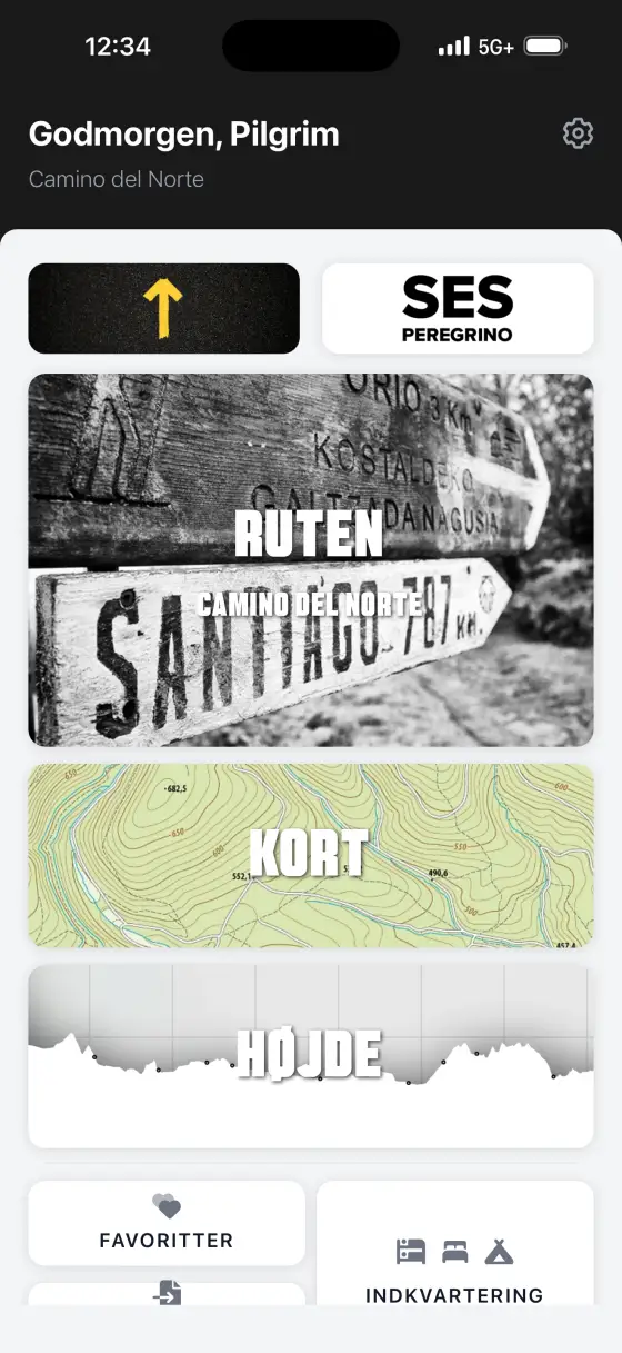 Camino del Norte — Dashboard