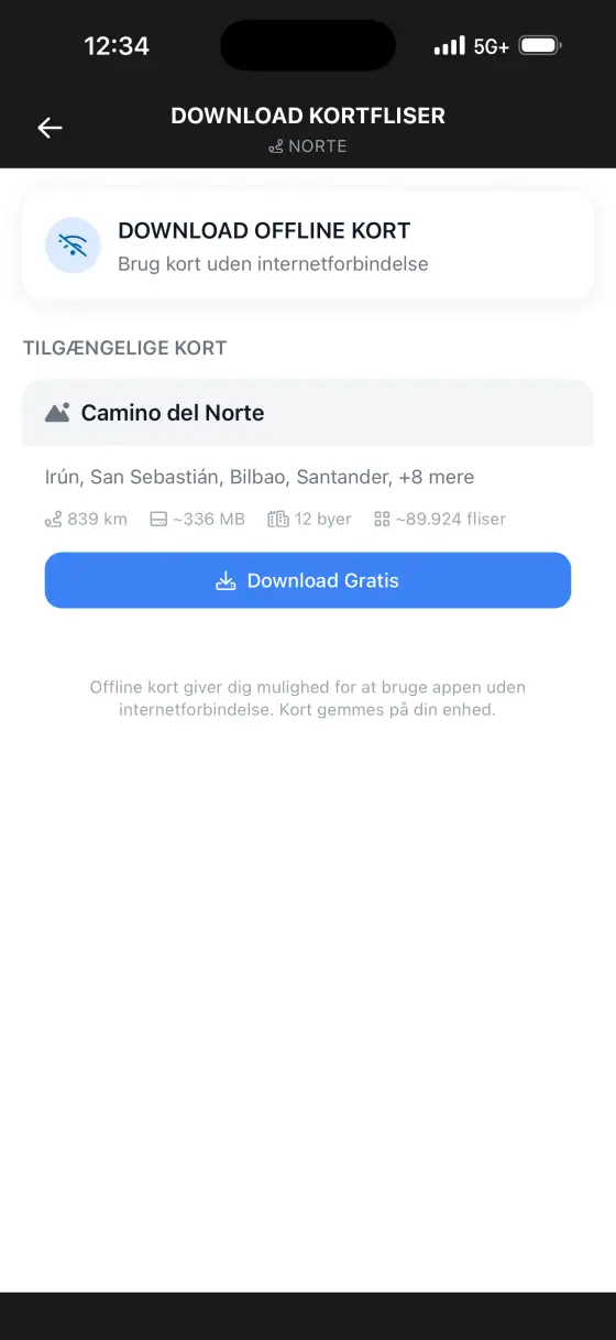 Camino del Norte — Itinerary planner