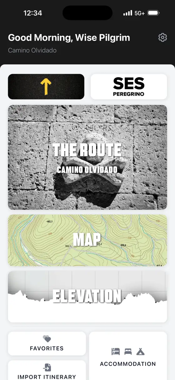 Camino Olvidado — Dashboard