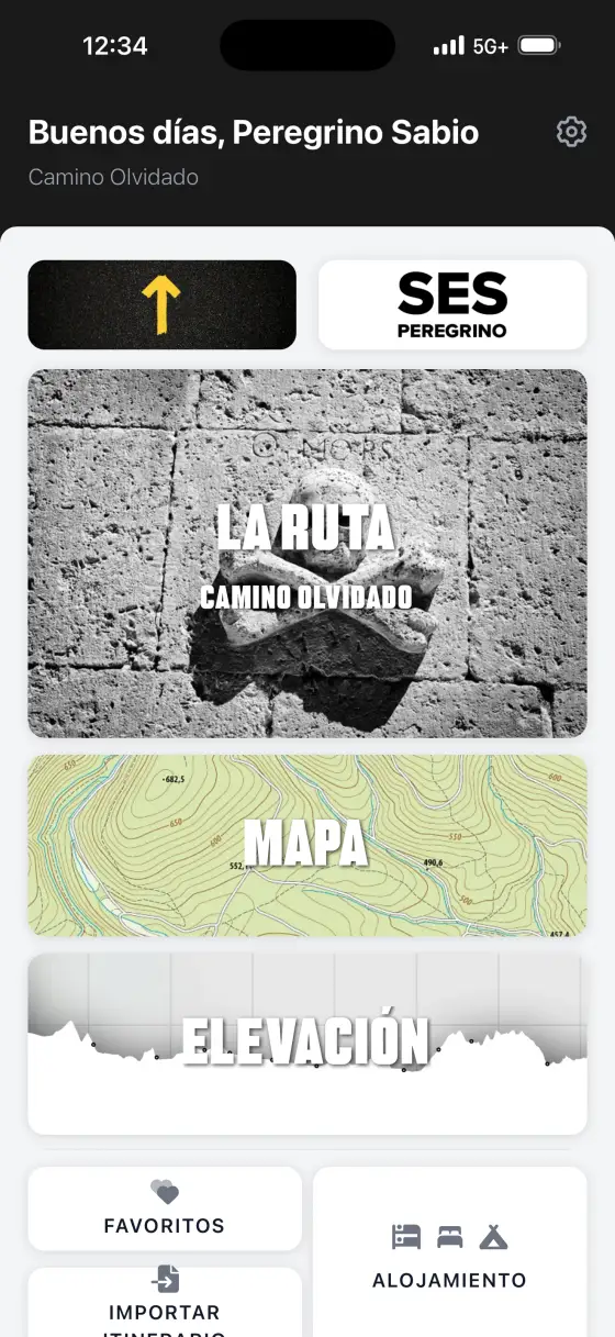 Camino Olvidado — Dashboard