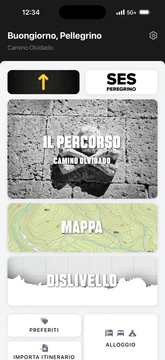 Camino Olvidado — Dashboard