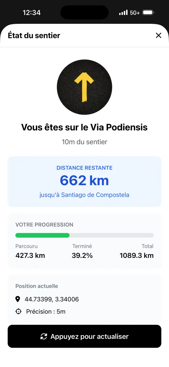 Via Podiensis (Le Puy) — Trail status