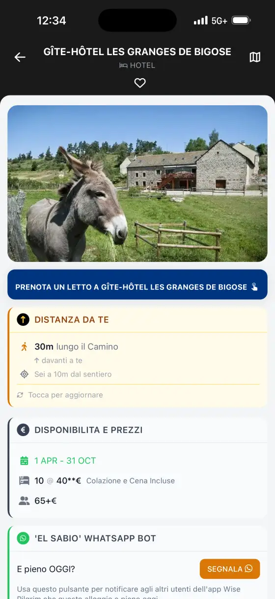 Via Podiensis (Le Puy) — Accommodation