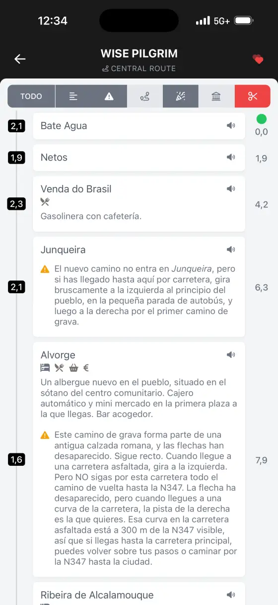 Camino Portugués — The route