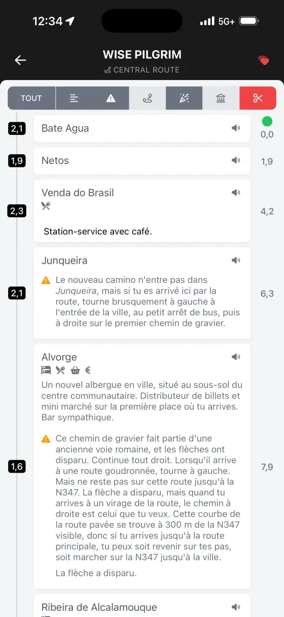 Camino Portugués — The route
