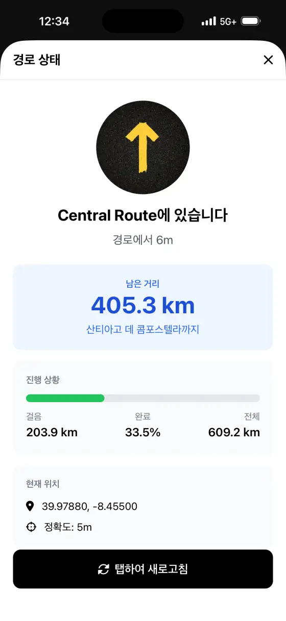 Camino Portugués — Trail status