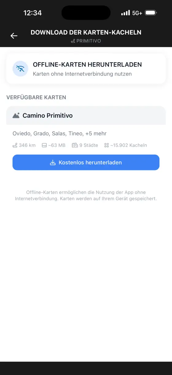 Camino Primitivo — Itinerary planner