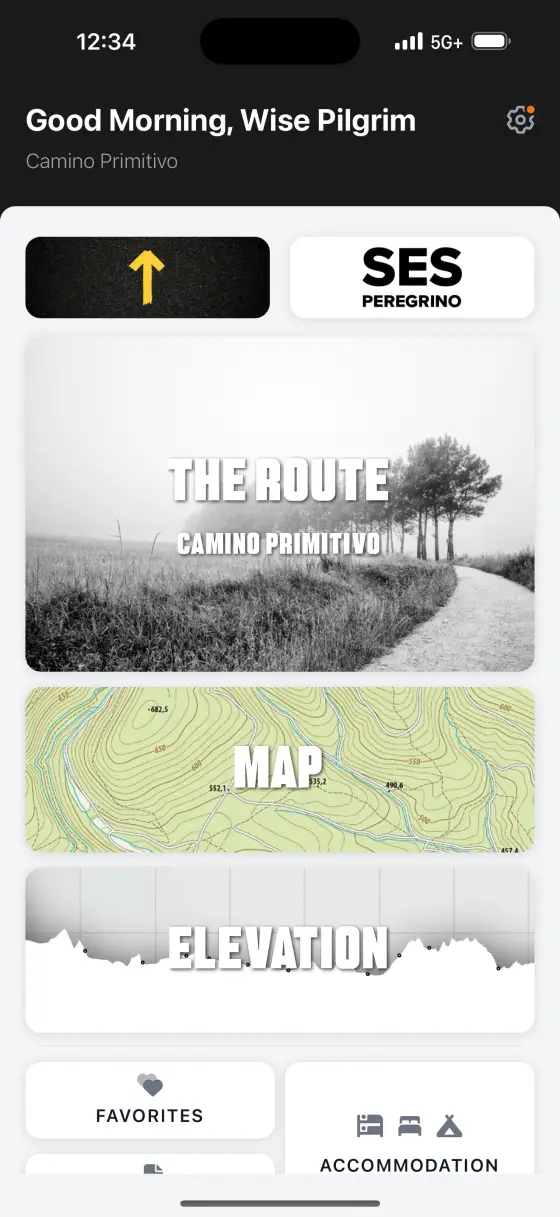 Camino Primitivo — Dashboard