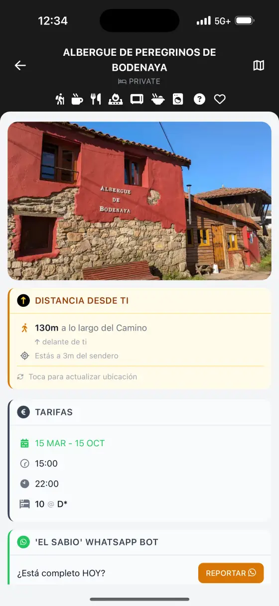 Camino Primitivo — Accommodation