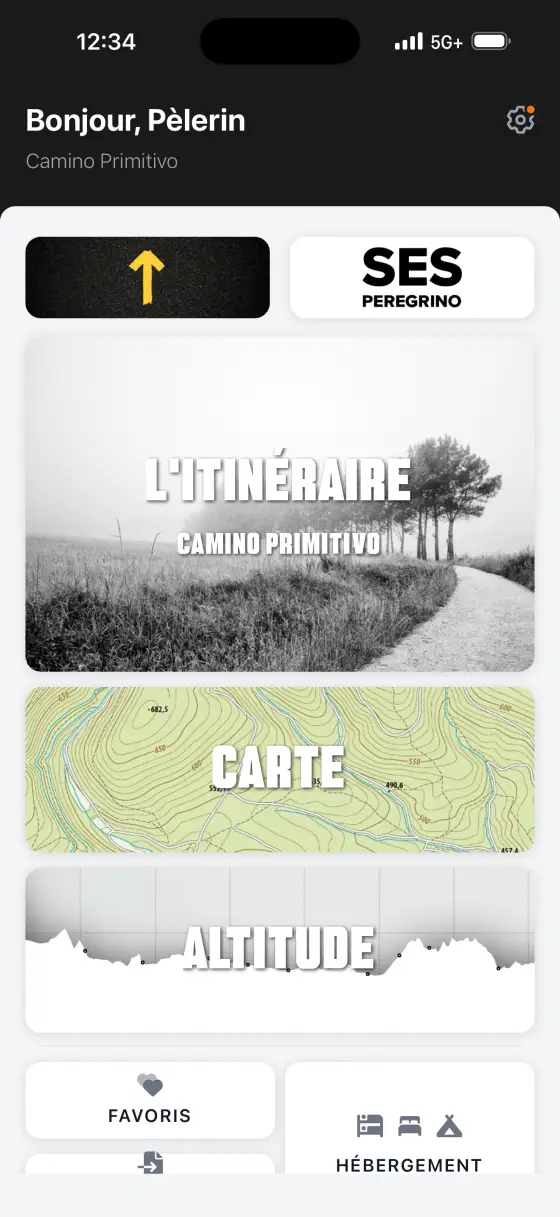 Camino Primitivo — Dashboard