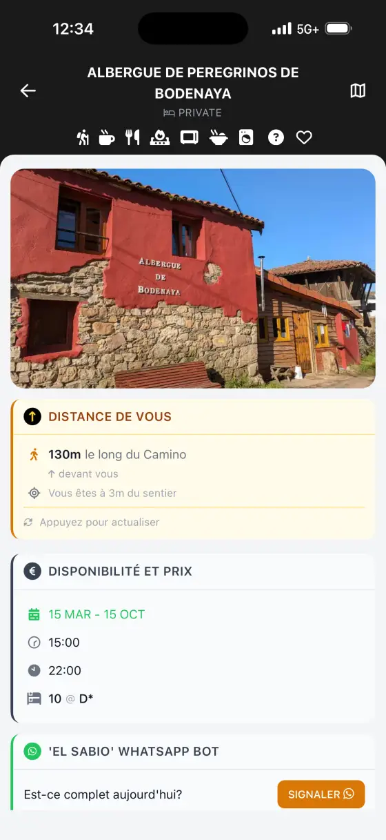 Camino Primitivo — Accommodation