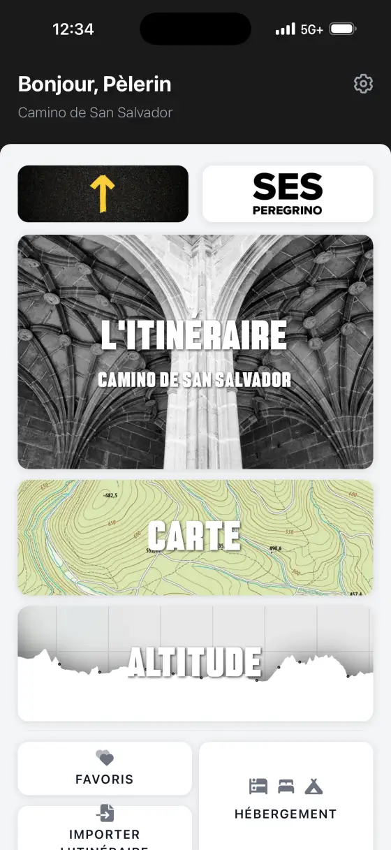 Camino de San Salvador — Dashboard