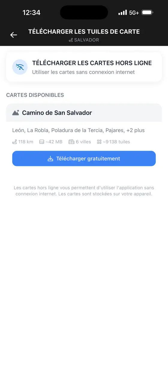 Camino de San Salvador — Itinerary planner