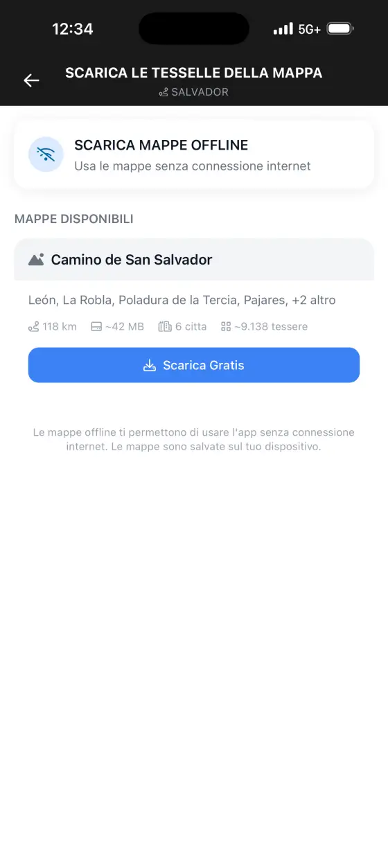 Camino de San Salvador — Itinerary planner