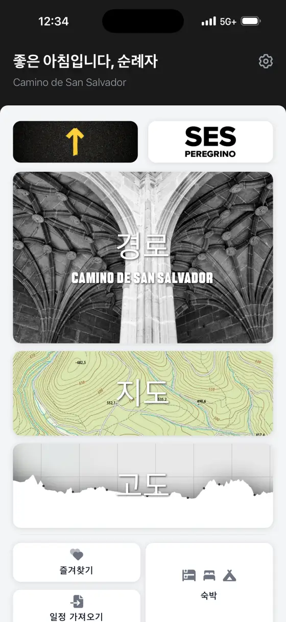 Camino de San Salvador — Dashboard