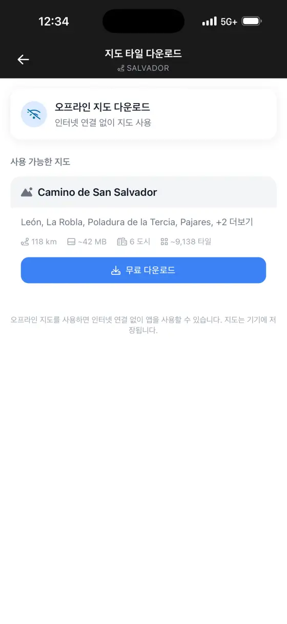 Camino de San Salvador — Itinerary planner