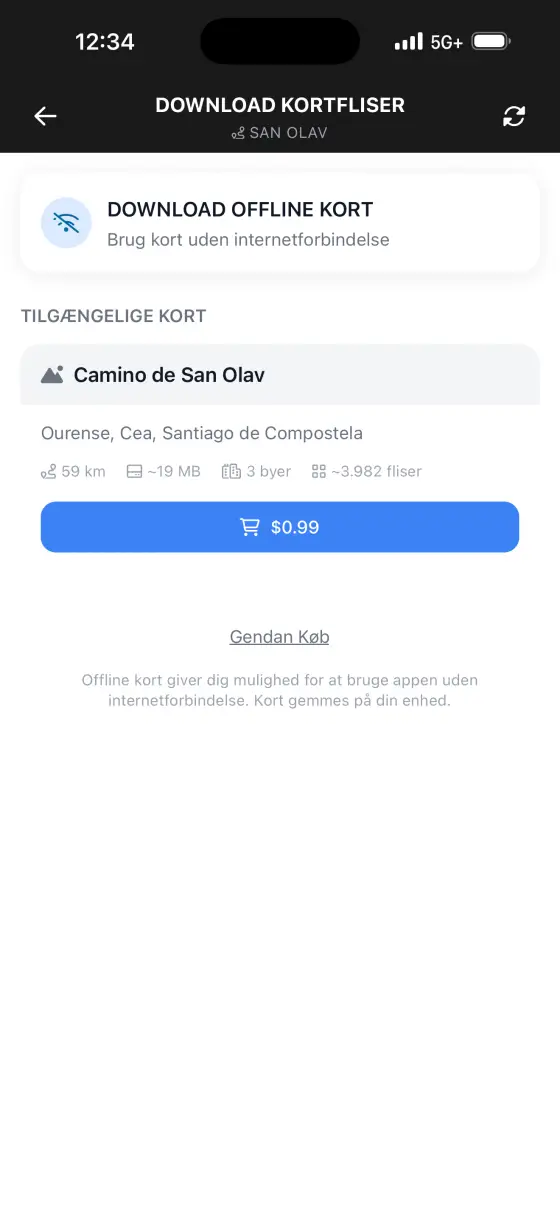 Camino de San Olav — Itinerary planner