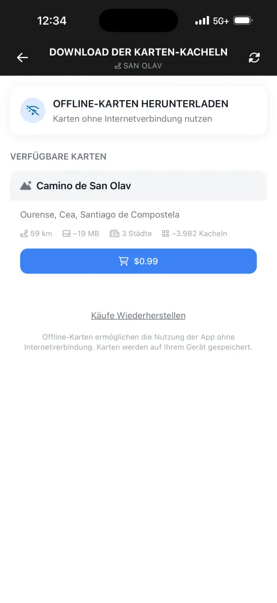 Camino de San Olav — Itinerary planner