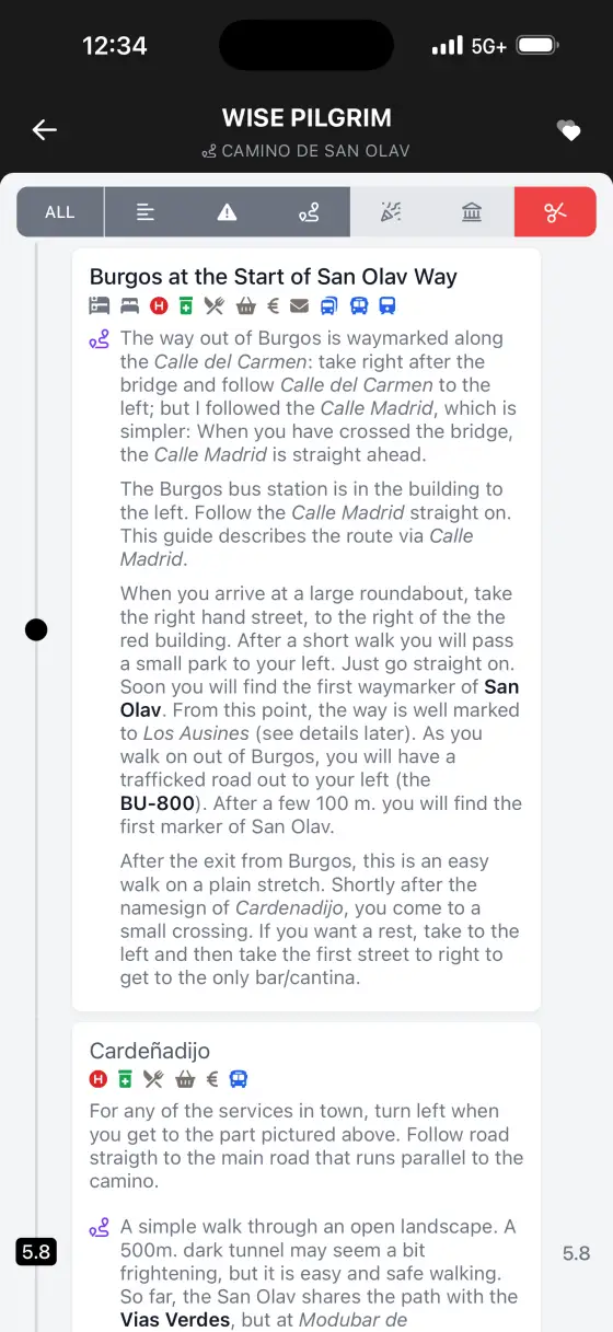 Camino de San Olav — The route