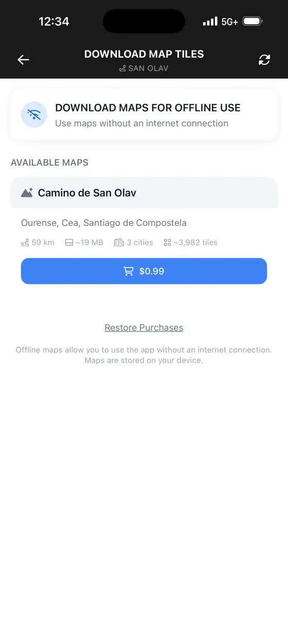 Camino de San Olav — Itinerary planner