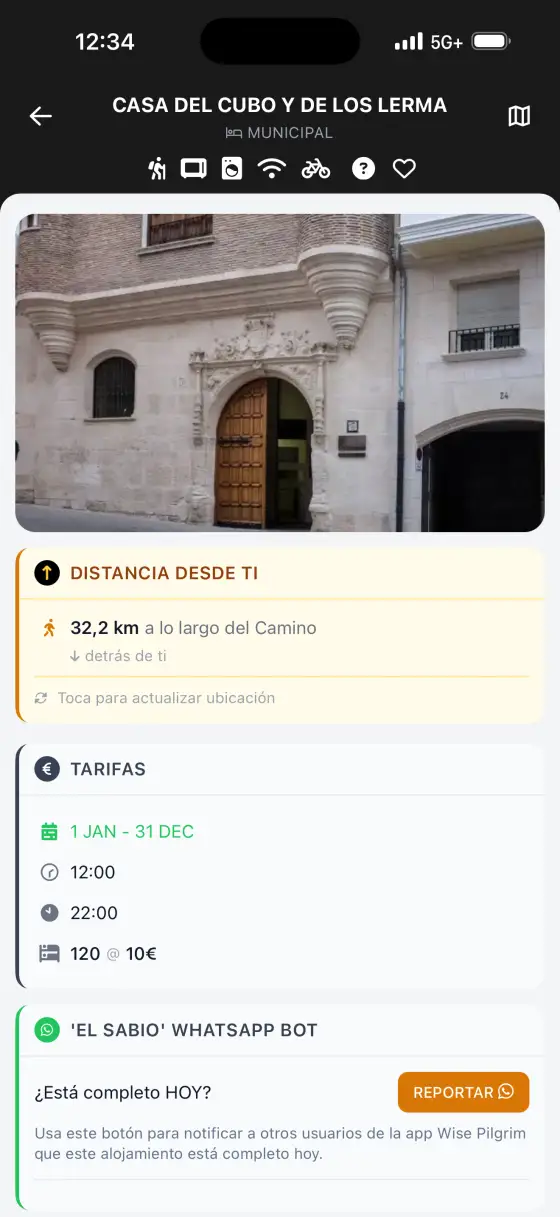 Camino de San Olav — Accommodation