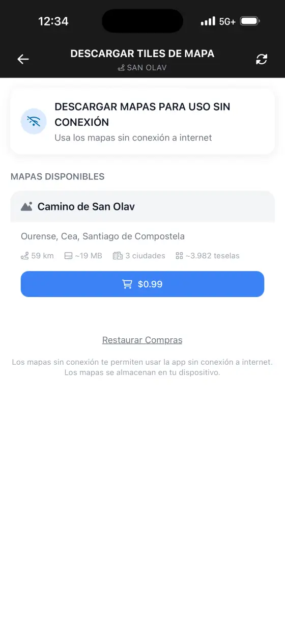 Camino de San Olav — Itinerary planner