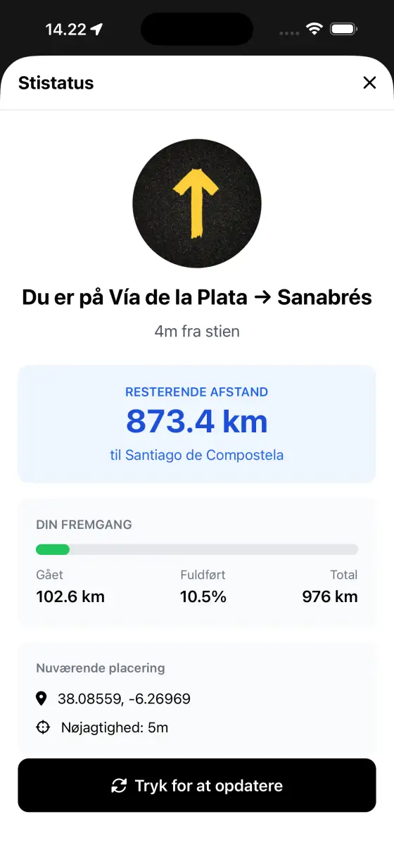 Vía de la Plata — Trail status