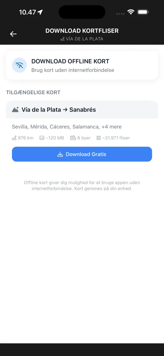 Vía de la Plata — Itinerary planner