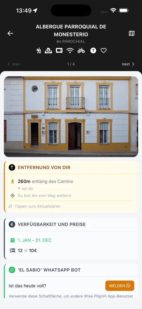 Vía de la Plata — Accommodation