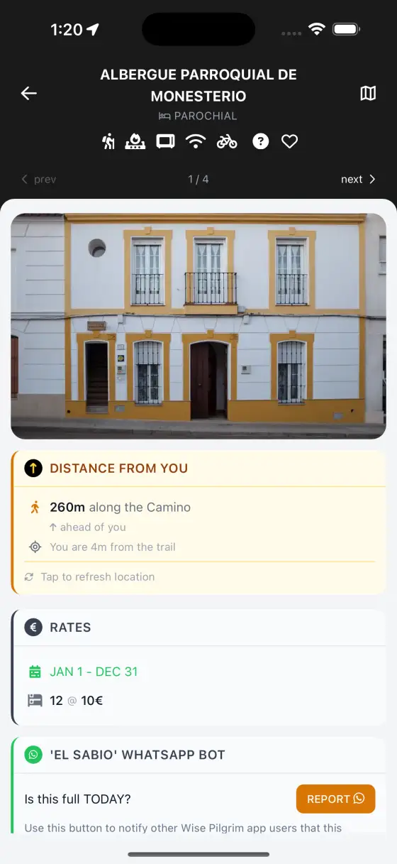Vía de la Plata — Accommodation