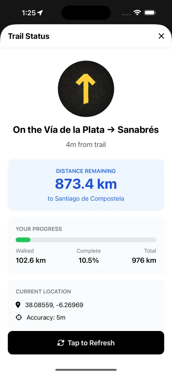 Vía de la Plata — Trail status