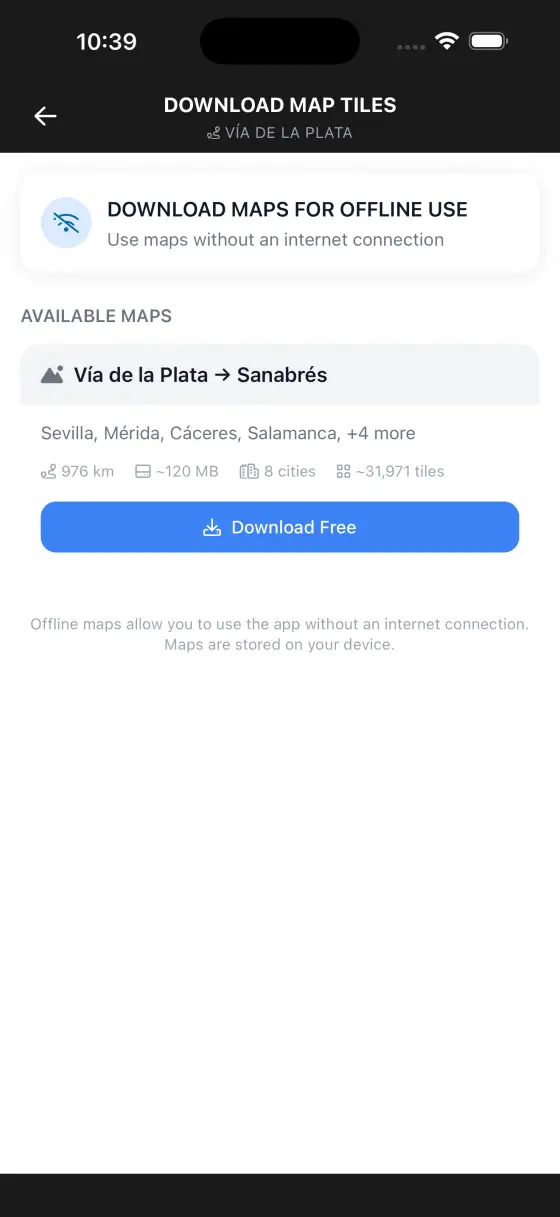 Vía de la Plata — Itinerary planner