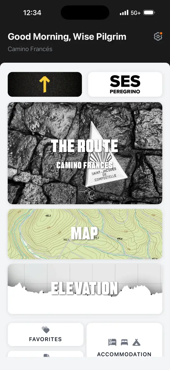 Camino Francés — Dashboard