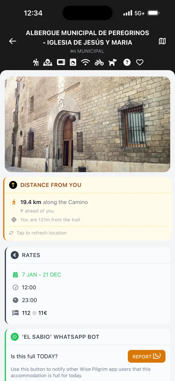 Camino Francés — Accommodation
