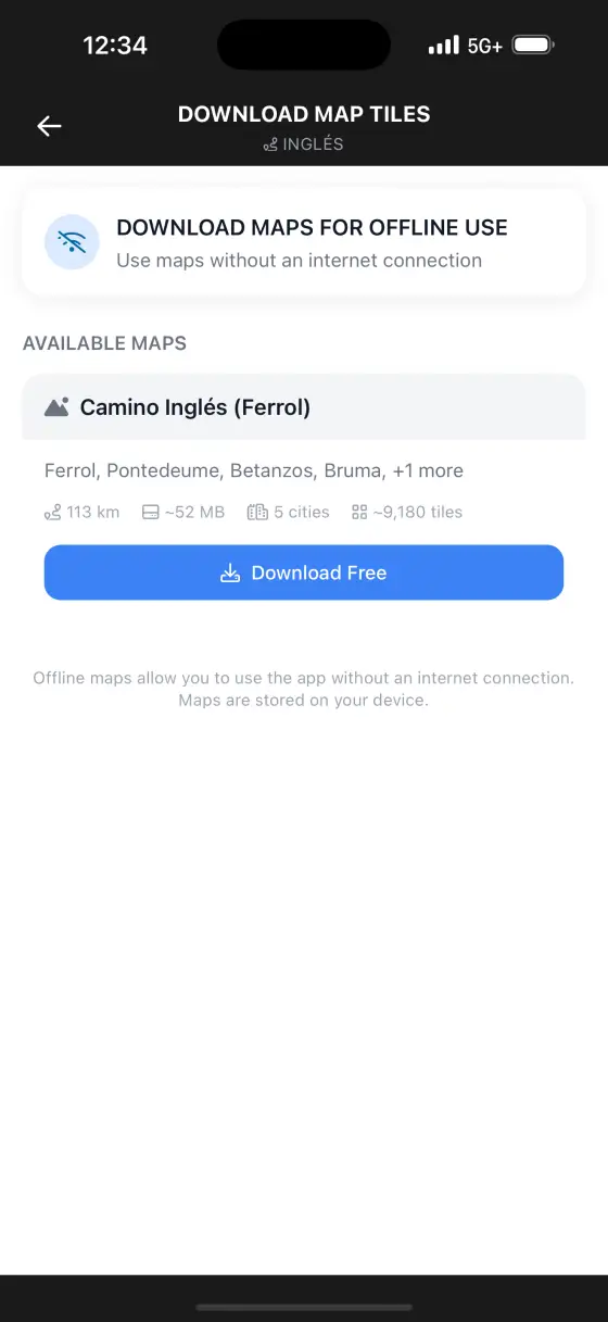 Camino Inglés — Itinerary planner