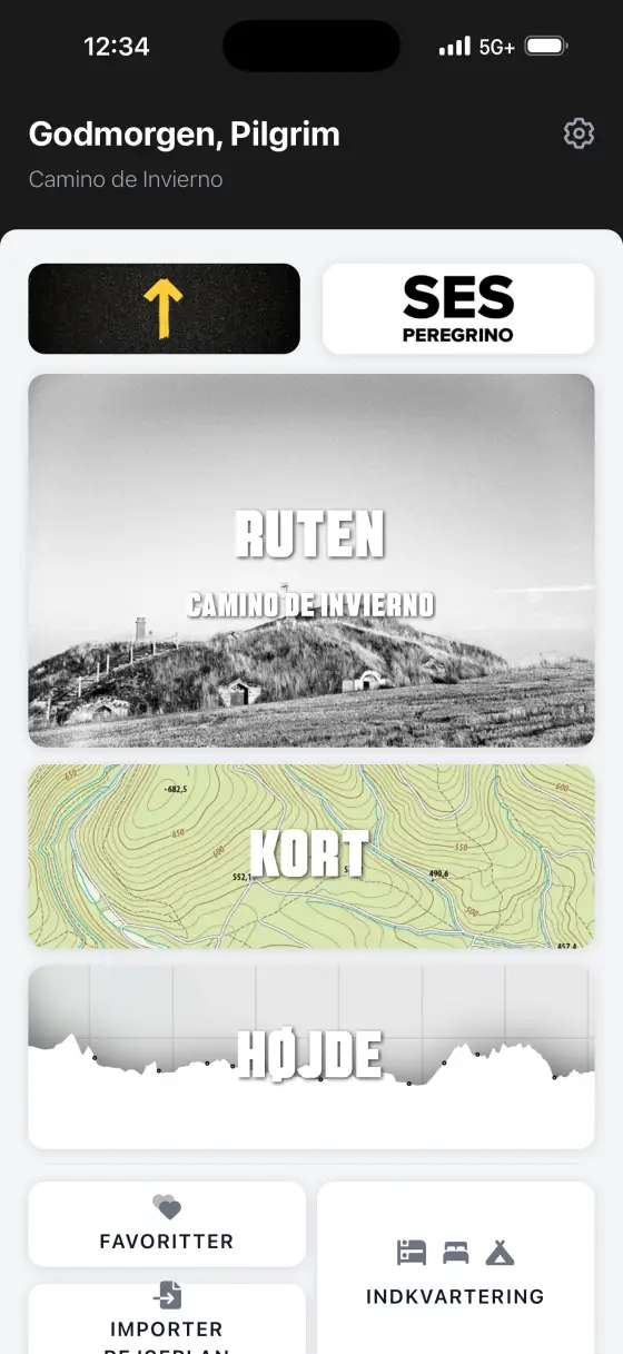 Camino de Invierno — Dashboard