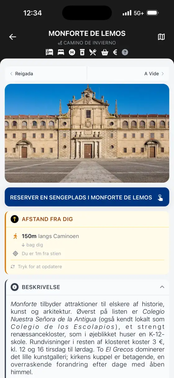 Camino de Invierno — Town detail